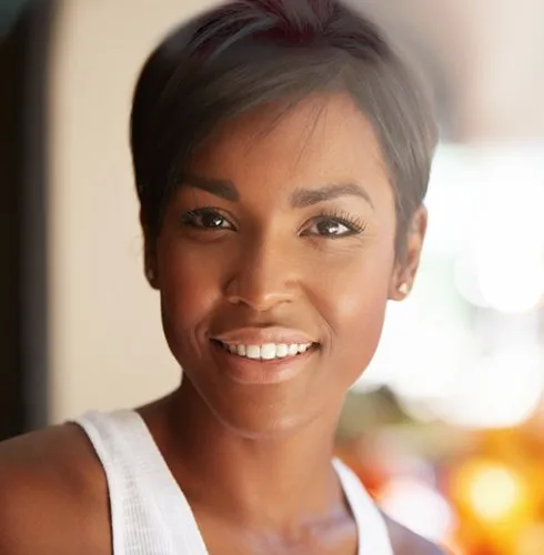 smiling woman
