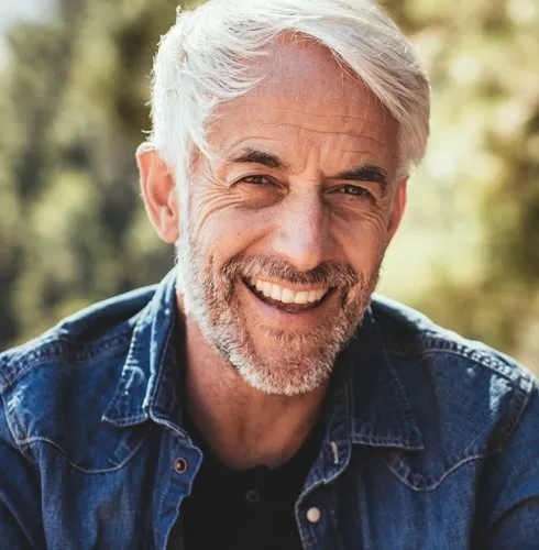 smiling man